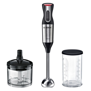 ხელის ბლენდერი Bosch MS6CM6120, 1000W, 600ML, Blender, Black/Silver