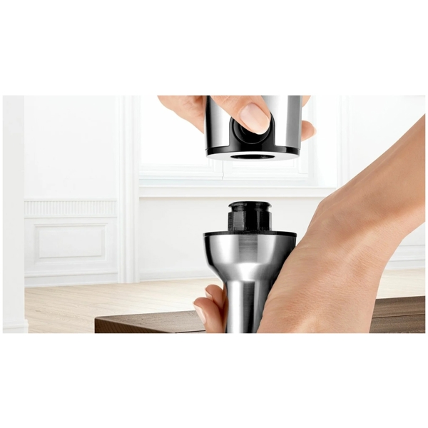 ხელის ბლენდერი Bosch MS6CM6120, 1000W, 600ML, Blender, Black/Silver