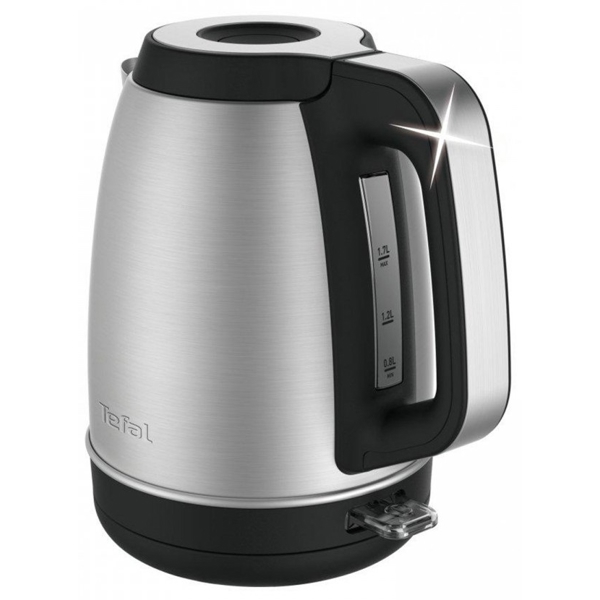 ელექტრო ჩაიდანი Tefal KI280D30, 2400W, 1.7L, Electric Kettle, Silver/Black