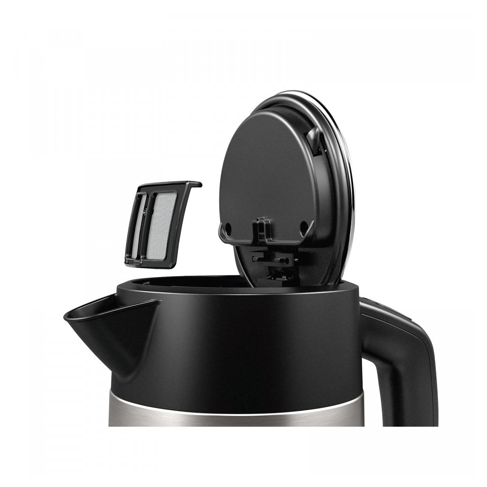 ელექტრო ჩაიდანი Bosch TWK4P440, 2400W, 1.7L, Electric Kettle, Silver/Black