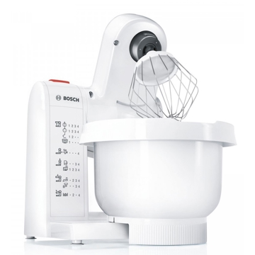 სამზარეულოს კომბაინი Bosch MUMP1000, 600W, 3.9L, Food Processor, White