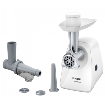 ხორცსაკეპი Bosch MFW2515W, 1500W, Meat Grinder, White