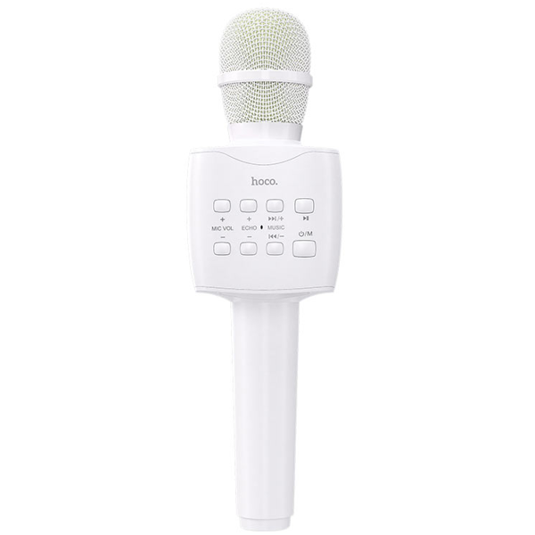 კარაოკე მიკროფონი Hoco BK5, Karaoke Microphone, USB, BT, 3.5mm, White