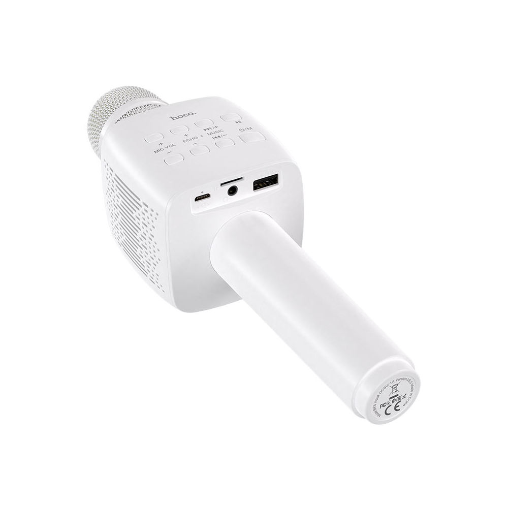 კარაოკე მიკროფონი Hoco BK5, Karaoke Microphone, USB, BT, 3.5mm, White