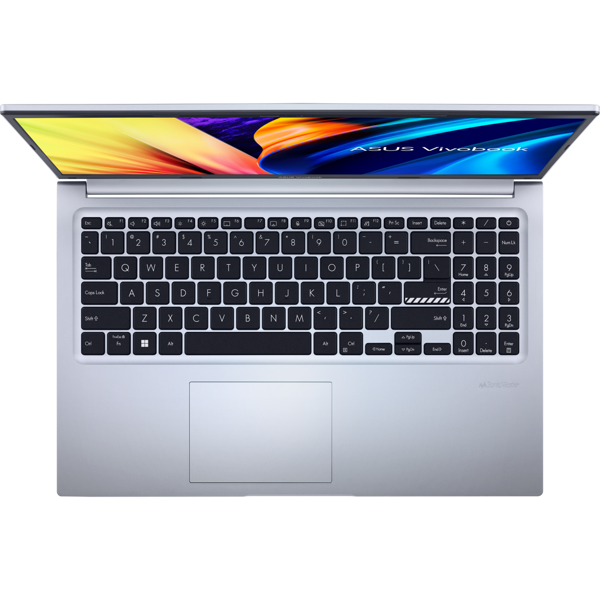 ნოუთბუქი Asus X1502ZA-BQ820 Vivobook 15, 15.6", i3-1220P, 8GB, 512GB SSD, Integrated, Silver