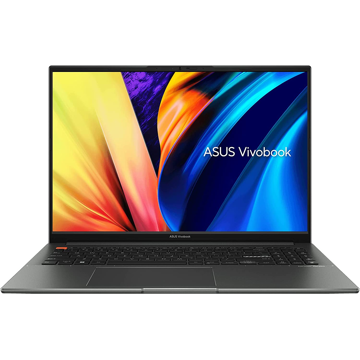 ნოუთბუქი Asus M5602QA-KV119 Vivobook S, 16", Ryzen5-5600H, 16GB, 512GB SSD, Integrated, Black