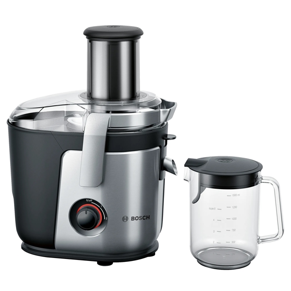 წვენსაწური Bosch MES4000, 1000W, 1.5L, Juicer, Silver/Black