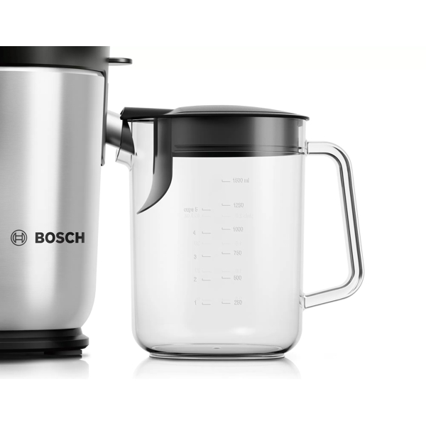 წვენსაწური Bosch MES4000, 1000W, 1.5L, Juicer, Silver/Black