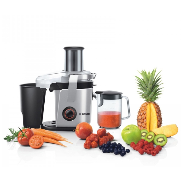 წვენსაწური Bosch MES4000, 1000W, 1.5L, Juicer, Silver/Black