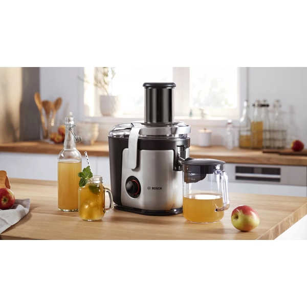 წვენსაწური Bosch MES4000, 1000W, 1.5L, Juicer, Silver/Black