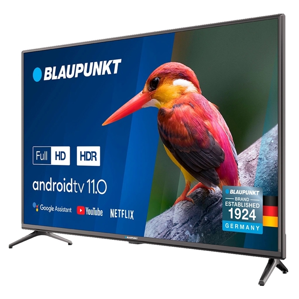 ტელევიზორი Blaupunkt 40FBC5000, 40", FHD, Android, HDMI, USB, WIFI, BT, Black