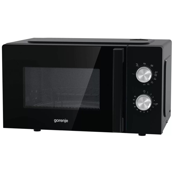 მიკროტალღური ღუმელი Gorenje MO20E2BH, 1000W, 20L, Microwave Oven, Black