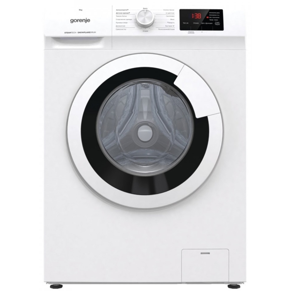 სარეცხი მანქანა Gorenje WHE60SFS, 6Kg, A, 1000Rpm, 76Db, Washing Machine, White