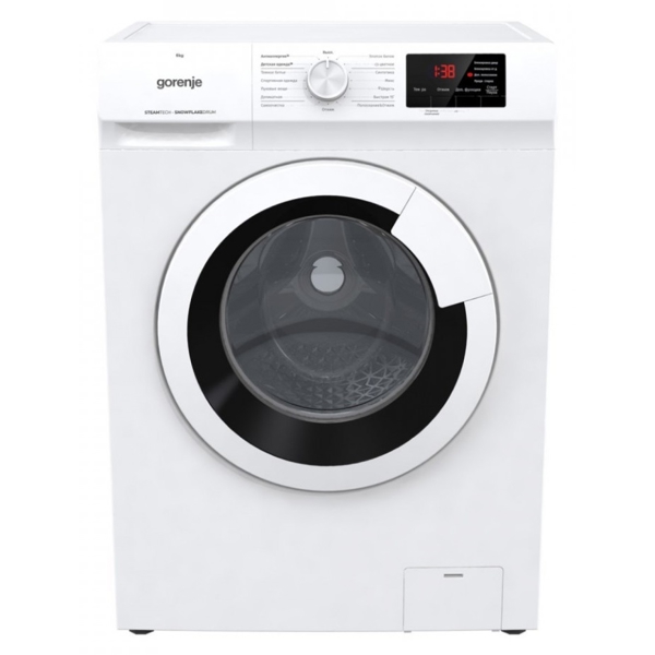 სარეცხი მანქანა Gorenje WHE60SFS, 6Kg, A, 1000Rpm, 76Db, Washing Machine, White