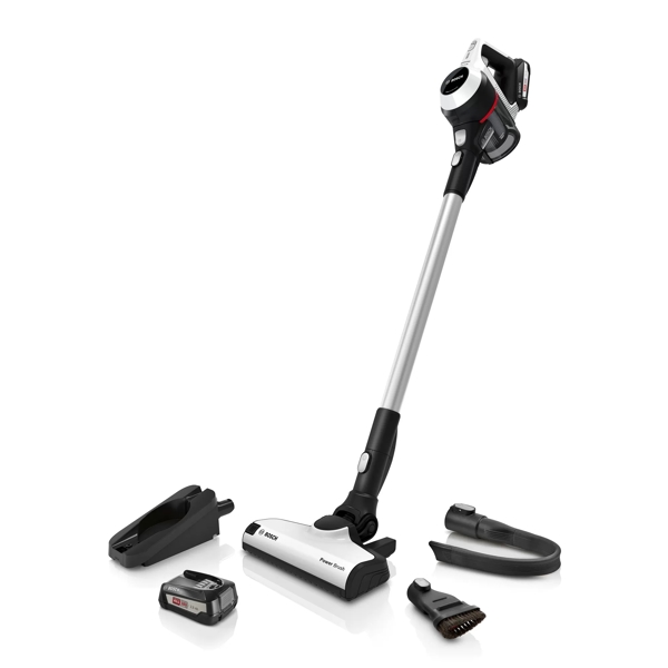 მტვერსასრუტი Bosch BCS61BAT2, 0.3L, Vacuum Cleaner, White/Black