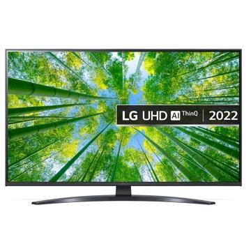 LG 43UQ81006LB, 43", 4K UHD, Smart TV, HDMI, USB, LAN, WIFI, BT, Black