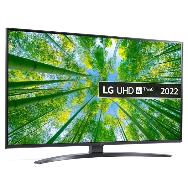 LG 43UQ81006LB, 43", 4K UHD, Smart TV, HDMI, USB, LAN, WIFI, BT, Black