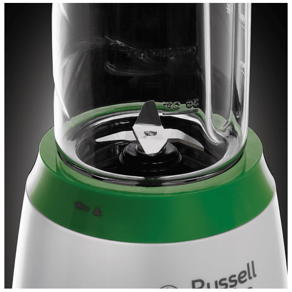 ბლენდერი Russell Hobbs 25160-56/RH,300W, 2x0.6ML, Blender, White/Green