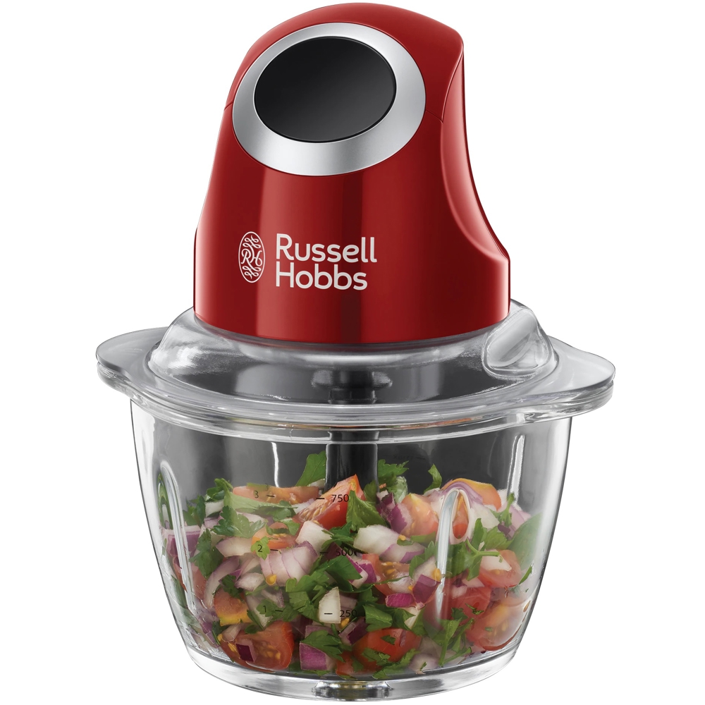 ჩოპერი Russel Hobbs 24660-56/RH, 200W, 0.5L, Chopper, Red