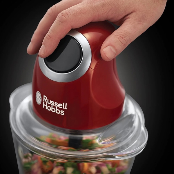 ჩოპერი Russel Hobbs 24660-56/RH, 200W, 500ML, Chopper, Red