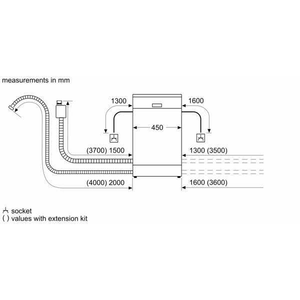 ჭურჭლის სარეცხი მანქანა Bosch SPS2IKI02E, A+, 50Dba, Dishwasher, Silver