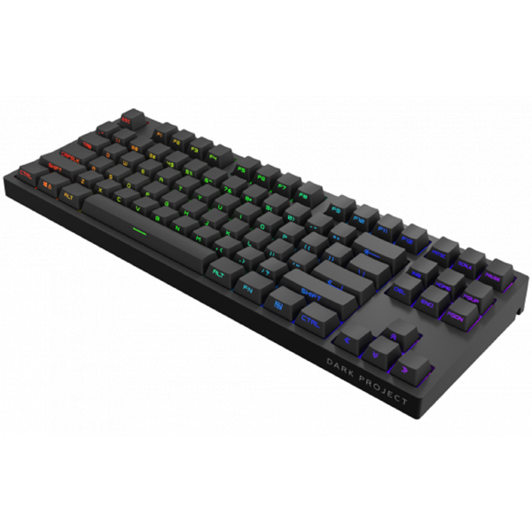 კლავიატურა Dark Project DP-KD-87A-006310-GRD, Optical 2.0 Red, Wired, USB, Gaming Keyboard, Black