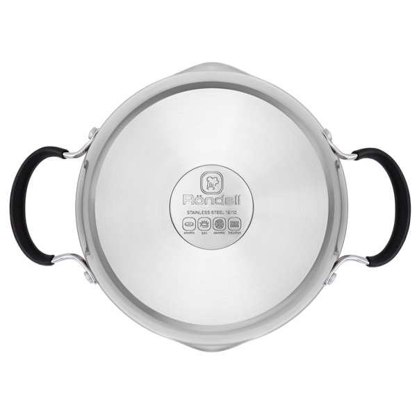 ქვაბი Rondell RDS 1446, 2.3L, 28cm, Silver