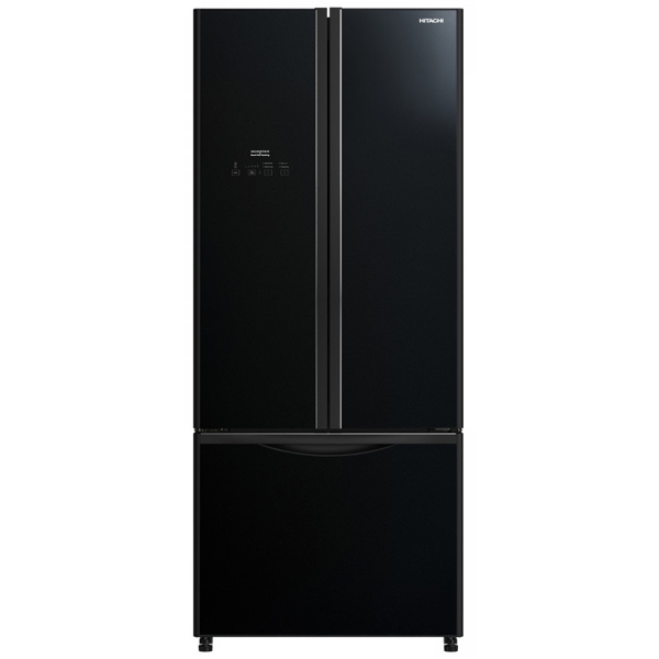 მაციცარი Hitachi R-WB710PUC9 GBK, 435L, A+, No Frost, Refrigerator, Black