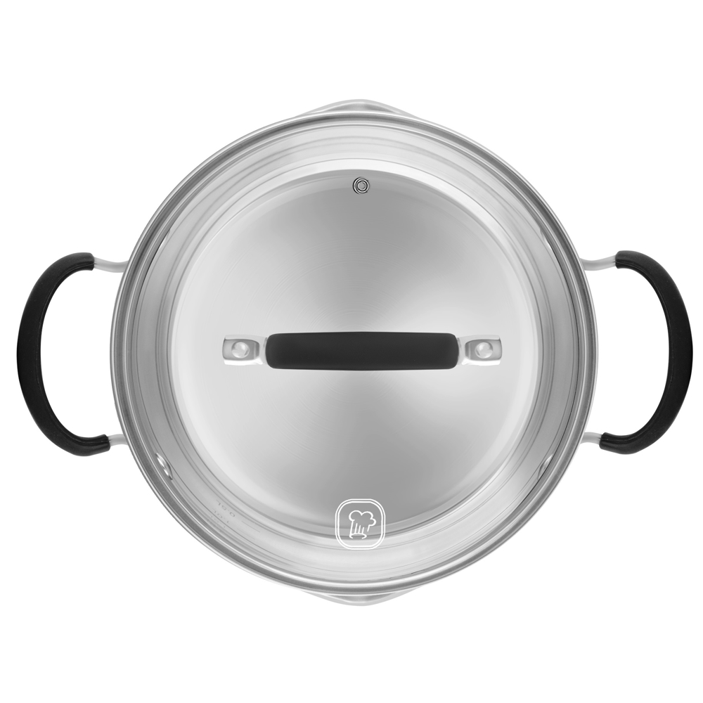 ქვაბი Rondell RDS 1446, 3.2L, 20cm, Silver