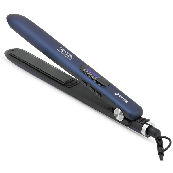 თმის უთო Vitek VT 2230, Hair Straightener, Blue/Black