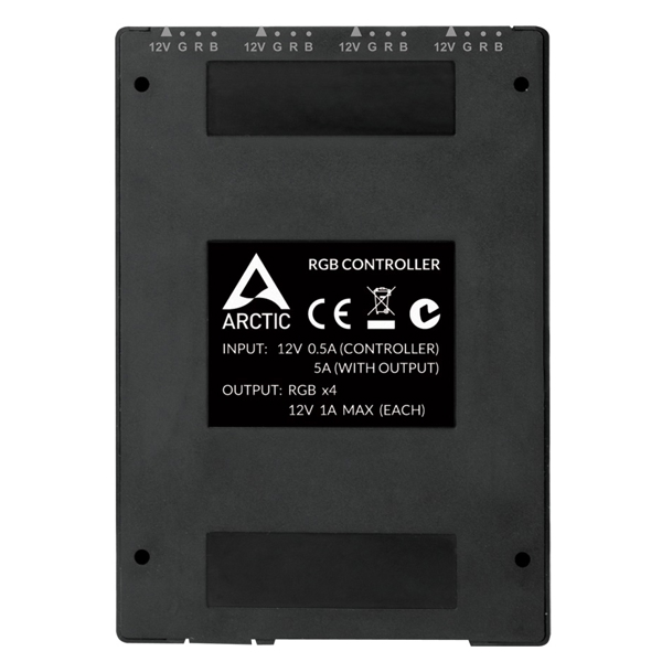 RGB კონტროლერი Arctic ACFAN00224A, RGB Controller, Black