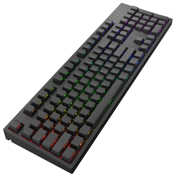 კლავიატურა Dark Project DP-KD-104A-006310-GRD, Gateron Red, Wired, USB, Gaming Keyboard, Black