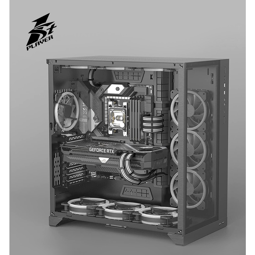 PSU სადენის დამაგრძელებელი 1STPlayer 1STPLR-BGA-001, Black/Gray