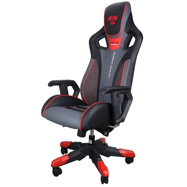 გეიმერული სავარძელი E-Blue EEC313REAA-IA, Gaming Chair, Red/Black