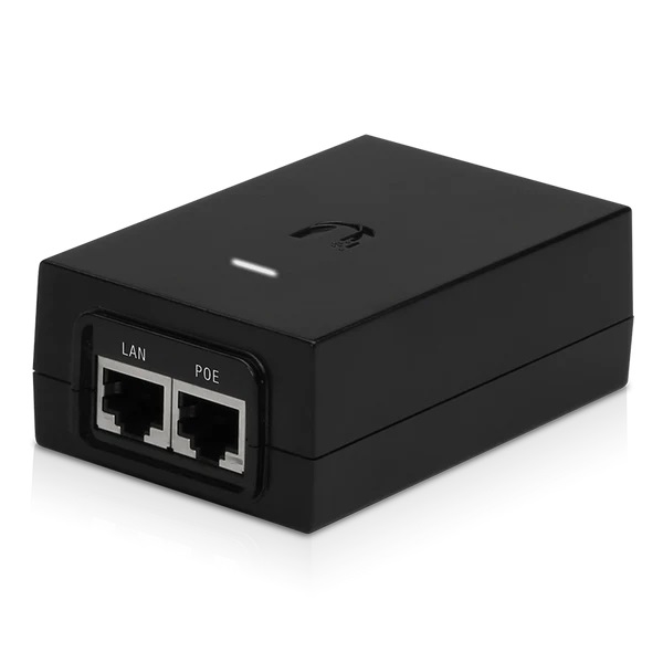 Ubiquiti PoE Injector, 48VDC, 24W, 100Mbit Black