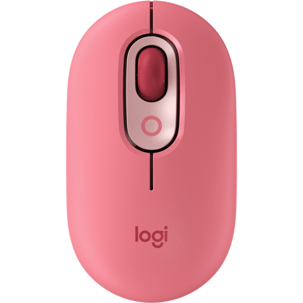 Logitech L910006548 Pop, Wireless, Bluetooth, Mouse, Heart Braker Rose