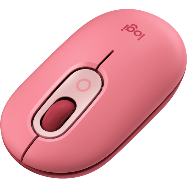 Logitech L910006548 Pop, Wireless, Bluetooth, Mouse, Heart Braker Rose