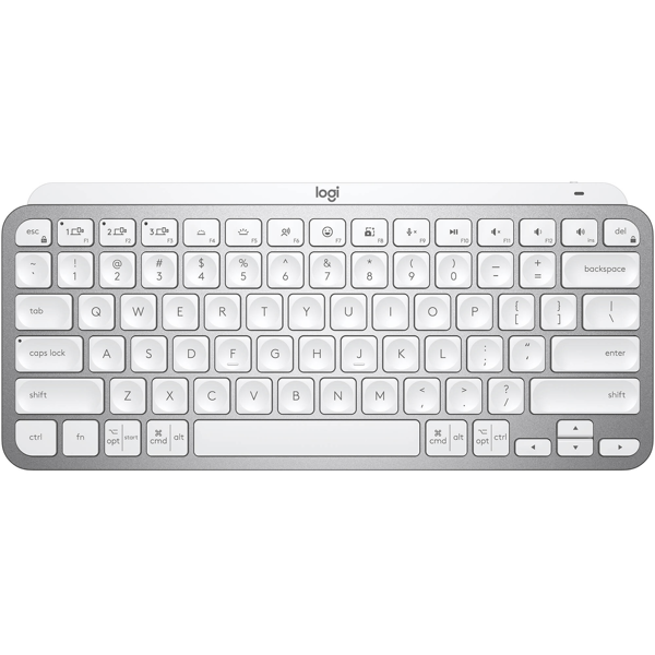 კლავიატურა Logitech L920010526 MX, Wireless, Bluetooth, Tyoe-C, Keyboard, Pale Gray