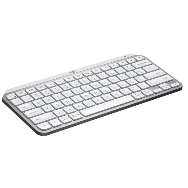 კლავიატურა Logitech L920010526 MX, Wireless, Bluetooth, Tyoe-C, Keyboard, Pale Gray