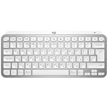 კლავიატურა Logitech L920010502 MX, Wireless, Bluetooth, Keyboard, Pale Gray