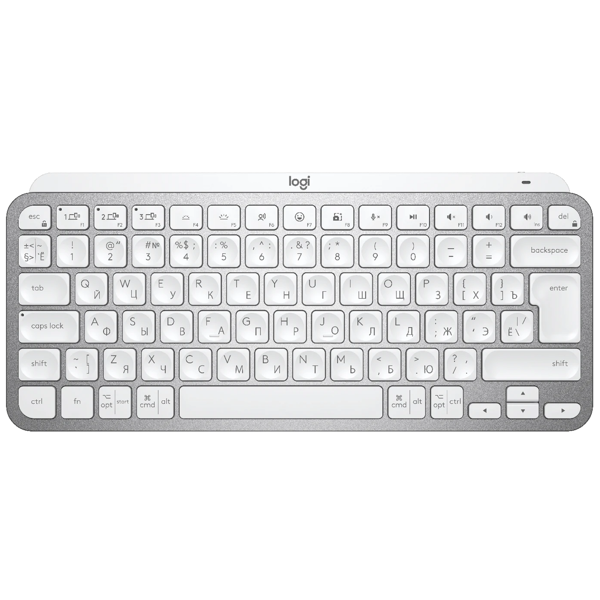 Logitech L920010502 MX, Wireless, Bluetooth, Keyboard, Pale Gray