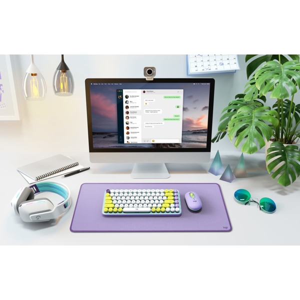 კლავიატურა Logitech L920010717 POP, Wireless, USB, Keyboard, DayDream Mint