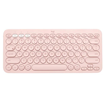 კლავიატურა Logitech 920-010569 K380, Wireless, Bluetooth Keyboard, Rose