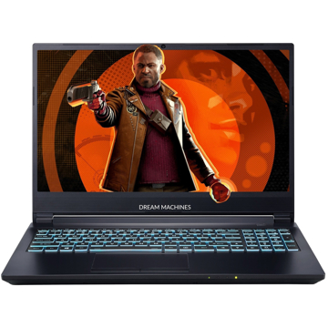 ნოუთბუქი Dream Machines RG3060-15UA26, 15.6", Intel i7-11800H, 16GB, 1TB SSD, RTX3060 6GB, Black