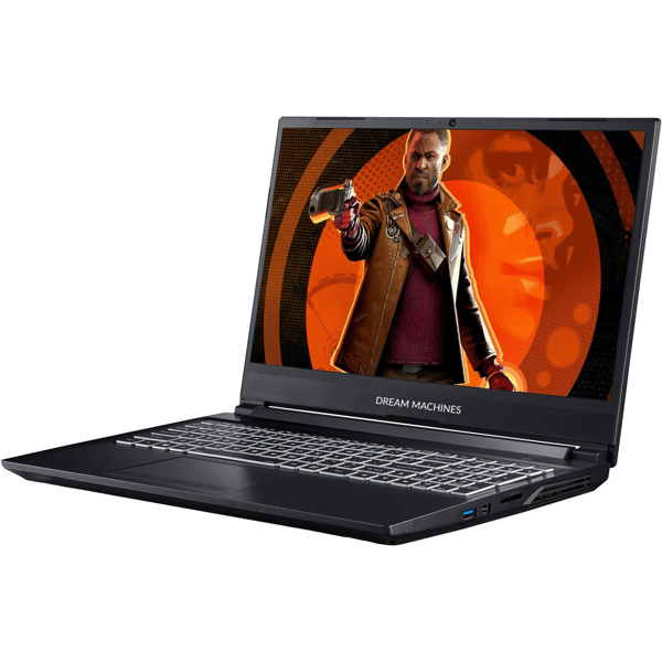 ნოუთბუქი Dream Machines RG3060-15UA26, 15.6", Intel i7-11800H, 16GB, 1TB SSD, RTX3060 6GB, Black