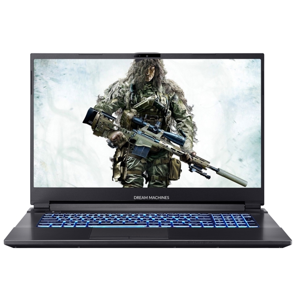 ნოუთბუქი Dream Machines G1650-17UA76, 17.3", i7-11800H, 16GB, 1TB SSD, GTX1650 4GB, Black