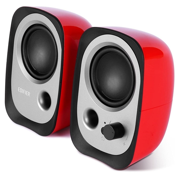 Edifier R12U, 4W, USB, 3.5mm, Speaker, Red