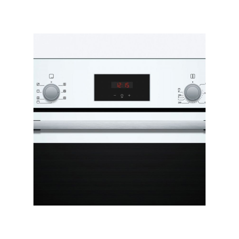 ჩასაშენებელი ელექტრო ღუმელი Bosch HBF113BV0Q, 66L, Built-In, White