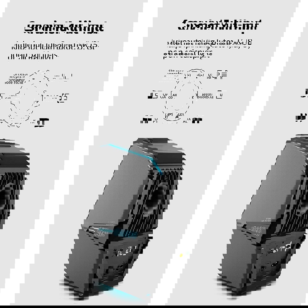 დინამიკი Edifier G5000, 88W, Bluetooth, AUX, USB, Speaker, Black