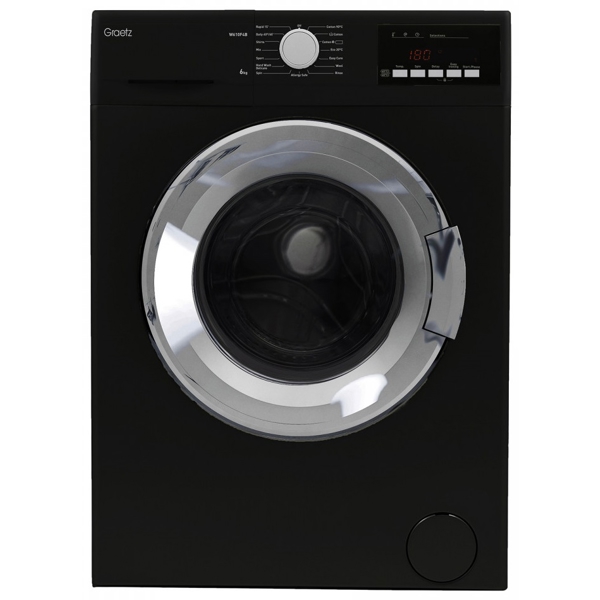 სარეცხი მანქანა Graetz W610F4B, 6Kg, A+, 1000Rpm, 82Db, Washing Machine, Black